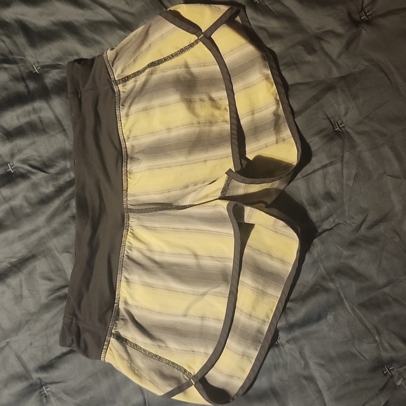 lululemon athletica Yellow and Gray Athletic Shorts - Picture 1 of 4